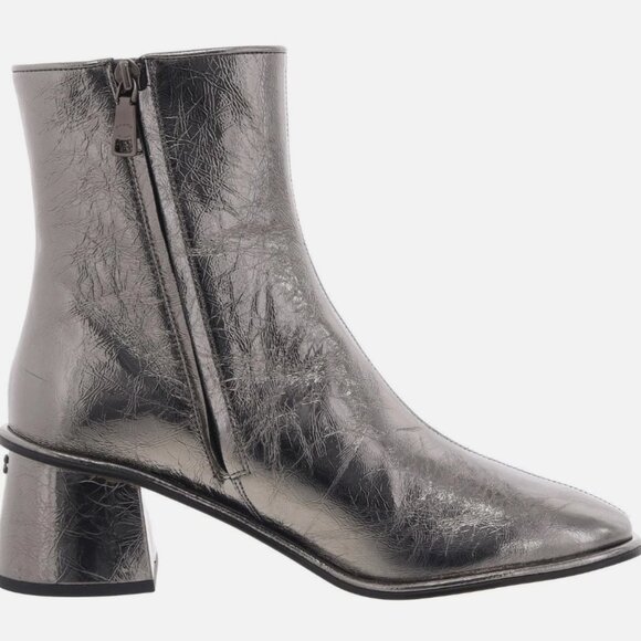 Coach Metallic Zipper Booties 8 - Picture 2 of 2